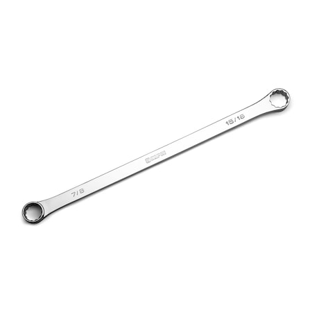 Capri Tools 7/8 in x 5/16 in 0-Degree Offset Extra-Long Box End Wrench CP11800-781516